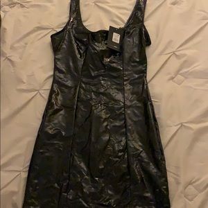 Latex fitted dress